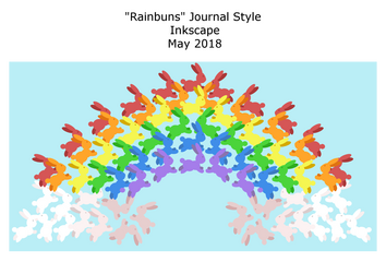 "Rainbuns" Journal Style Done in Inkscape